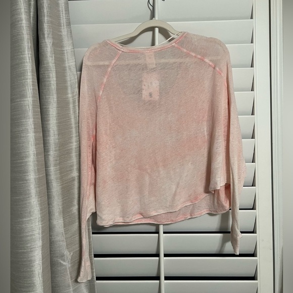 Free People Pink Long Sleeve - Picture 3 of 3
